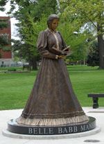 Arabella (Belle) Babb Mansfield statue